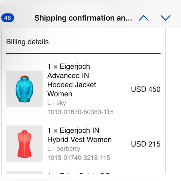 MAMMUT Eigerjoch IN Hybrid Vest--NWT - Picture 2 of 9